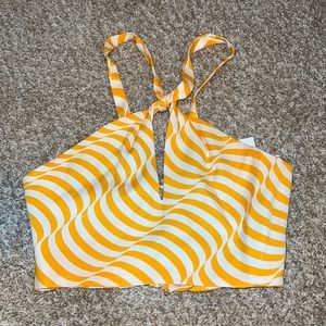 Cross front tank top